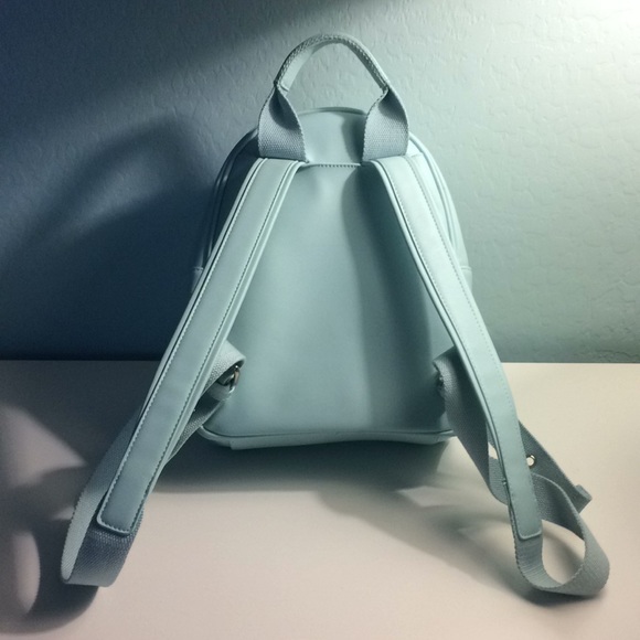FOREVER 21 LIGHT BLUE MINI BACKPACK - Picture 3 of 4